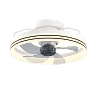 【XINGMU 興沐】變頻搖頭吸頂燈正反轉循環吊扇燈(360度循環送風/高透光燈罩/靜音電機)