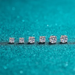 【LEEHER】女生/耳環/飾品/純銀耳環/S925銀/耳飾/耳針/小香風耳環/氣質耳環//鋯
