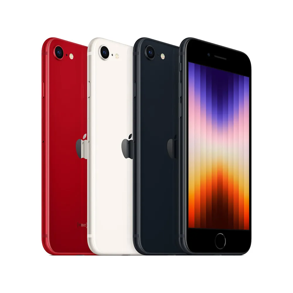 Apple】A級福利品iPhone SE3 128GB 2022版(贈充電線+玻璃貼+透明
