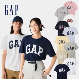 【GAP】男女裝 Logo純棉印花圓領短袖T恤-多款可選(725616&856659)