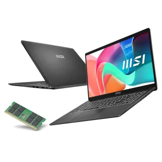 升級16G★【MSI 微星】15吋i3輕薄效能筆電(Modern 15/i3-1315U/8G/512G SSD/Win11/F13MG-049TW)