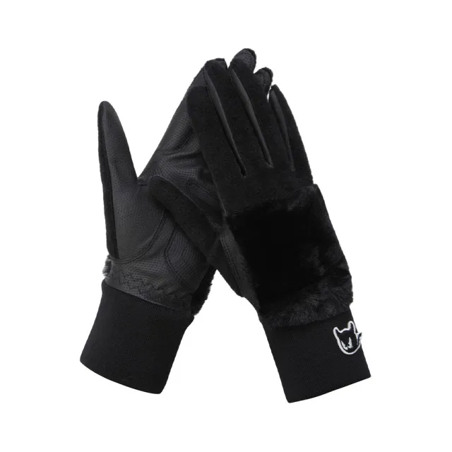 【WAAC】SYNTHETIC LEATHER GOLF GLOVES 女士 高爾夫球手套 雙-黑色(WA24FWWG20199)