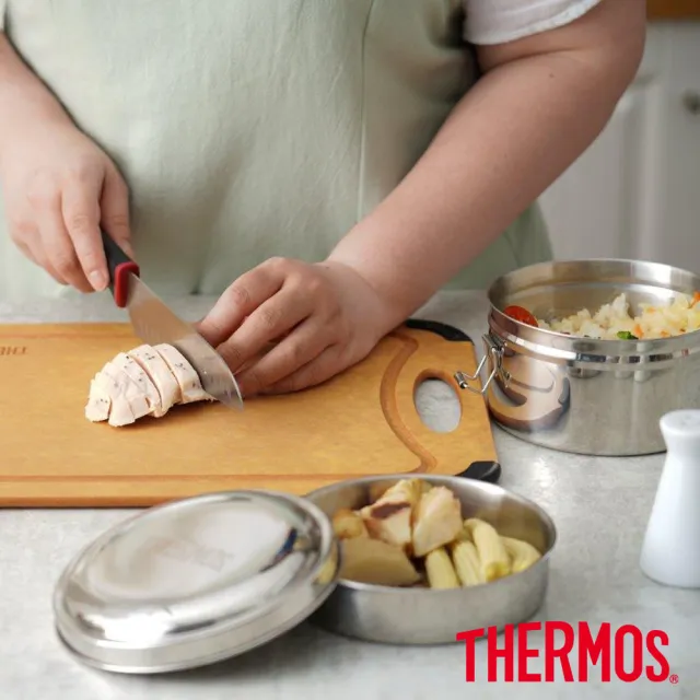 【THERMOS 膳魔師】不鏽鋼便當盒1000ml(Z-LBNP-14)
