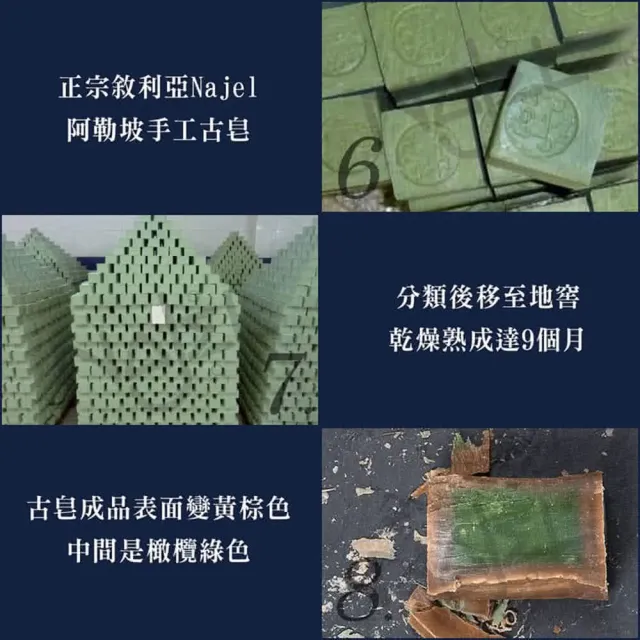 【NAJEL】阿勒坡手工古皂香皂多件組(月桂油12%原味玫瑰橙花茉莉橙花木質)