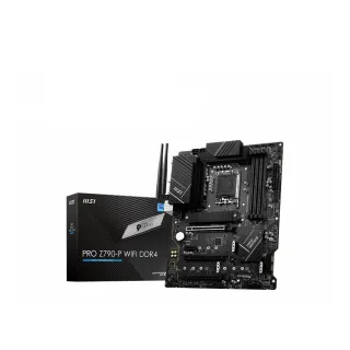 【MSI 微星】PRO Z790-P WIFI DDR4 主機板+Intel i7-12700K 12核/20緒(M+C 組合包)
