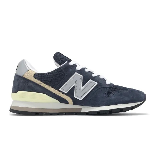 【NEW BALANCE】休閒鞋 996 男鞋 女鞋 藍 灰 麂皮 緩衝 復古 美製 情侶鞋 NB(U996NV-D)