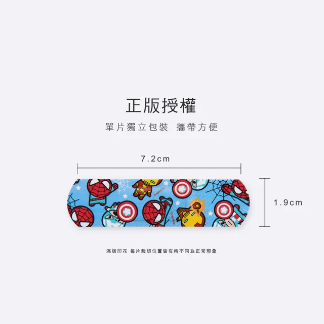 【ONEDER 旺達】20片X2盒-迪士尼OK繃 漫威舒適貼繃(正版授權/台灣製造/居家護理)