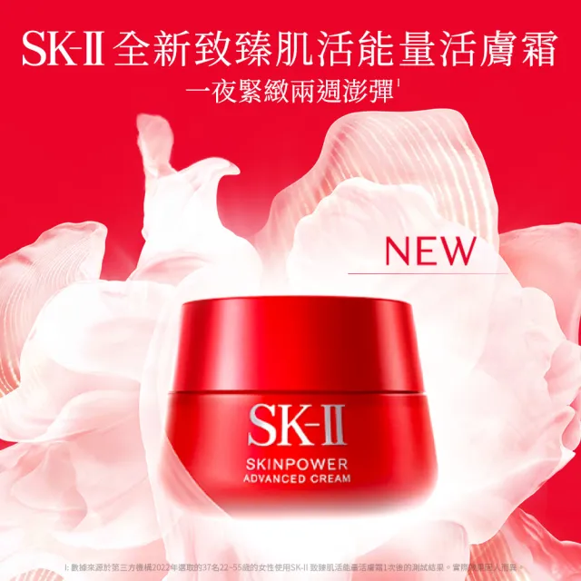 【SK-II官方直營】致臻肌活能量活膚霜80g送45g(禮盒組/經典or輕盈任選/乳霜/臉部保養/抗老/保濕)