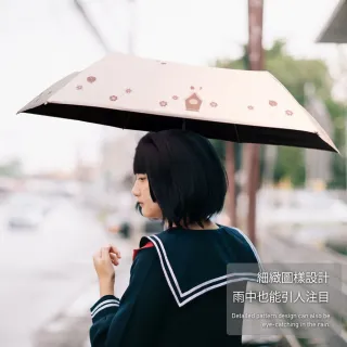 【雨之情】輕量防曬手開傘布穀鳥(雨傘 摺疊傘 手開傘 學生傘)