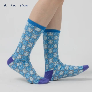 【a la sha】飛飛透膚直筒襪