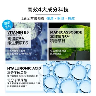 【理膚寶水】超值獨家★B5彈潤修復精華重裝版 買80送80超值組_(B5小藍瓶)