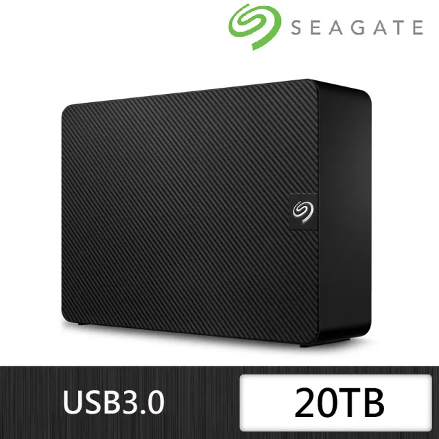 【SEAGATE 希捷】新黑鑽Expansion 20TB USB3.0 3.5吋外接硬碟(STKP20000400)