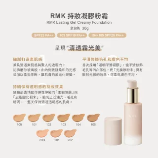 【RMK】持妝凝膠粉霜 30g*(多色任選_加贈凝膠粉霜 10g)