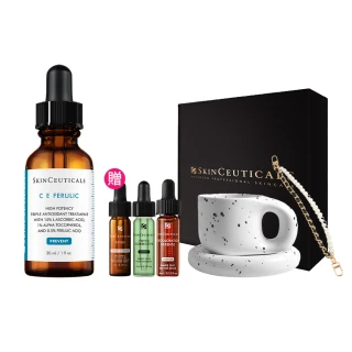 【Skin Ceuticals 修麗可】抗氧化權威★超濃度CE緊緻修護抗氧化精華 30ml 禮盒組(抗老透亮)