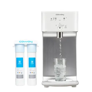 【兩年份濾心特談組】Coway 濾淨智控飲水機 冰溫瞬熱桌上型CHP-242N(原廠安裝)