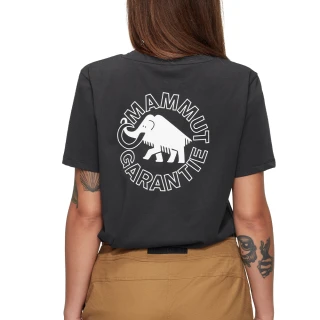 【Mammut 長毛象官方直營】Mammut Core T-Shirt Garantie Women 機能短袖T恤 女款 黑色 #1017-04073
