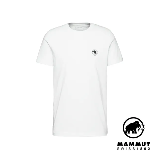 【Mammut 長毛象官方直營】Mammut Core T-Shirt Men Garantie 輕盈柔軟復古短袖T恤 男款 白色 #1017-05892