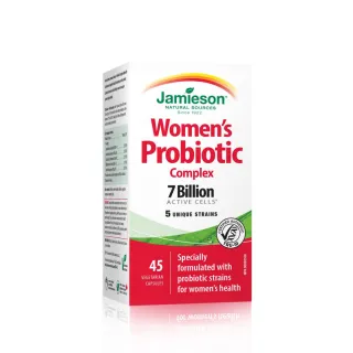 【Jamieson 健美生】淨美舒女性專用益生菌膠囊一入45顆(買一送一 70億活菌 桃金日)
