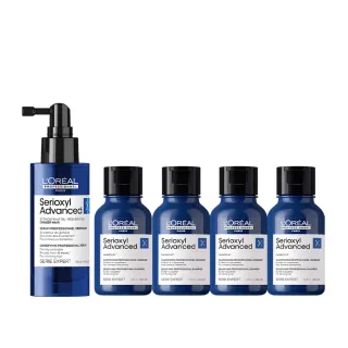 【L’OREAL 巴黎萊雅PRO】絲芮雅活力啟動精粹90ml(全新升級★小藍瓶/養髮/控油/頭皮精華)