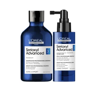 【L’OREAL 巴黎萊雅PRO】絲芮雅平衡健髮洗髮精+活力啟動精粹90ml(洗髮精+頭皮精華/養髮/健髮/蓬鬆)