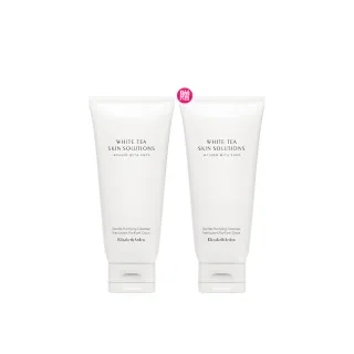 【Elizabeth Arden 伊麗莎白雅頓】官方直營 白茶溫和透亮洗顏乳 125ml 二入組(洗面乳/清潔/敏感肌)