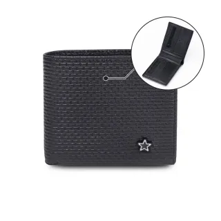 【MANDE RHODE 曼德羅德】真皮訂製編織紋短夾(86348-1)