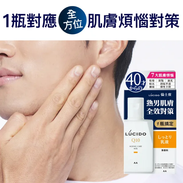 【LUCIDO 倫士度】男性全方位保養乳液超值組(100ml*3入)
