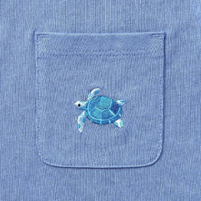 【MUJI 無印良品】兒童天竺刺繡口袋短袖T恤(共6色)
