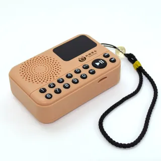 【新韻傳音】台語念佛機 數位道教33合一念佛機(1入 充電式 版權音樂 大按鍵)