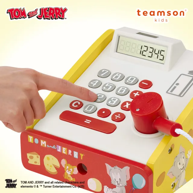 【Teamson】Tom and Jerry 小老闆木製聲光收銀機組