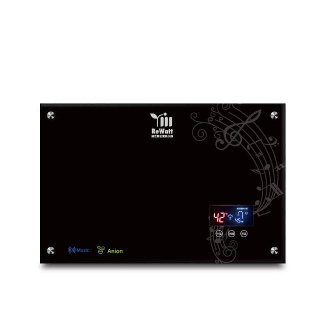 Rewatt 綠瓦 QR-1019 電熱水器，臺灣原產地製造，採用電能式排氣與電熱管加熱，提供數位恆溫控制，熱水放出量1.6L~6L，熱效率高達112%，尺寸寬495*高323*深54mm，適閤家庭使用。冷熱水管口徑PE-1/2" x 14PI (四分)，電壓220V，BSMI許可字號R54538，保固1年，高效節能的理想選擇。