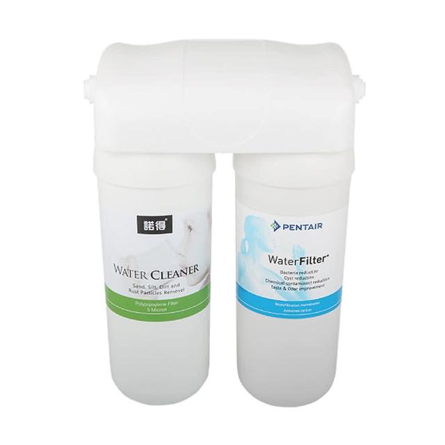 【諾得淨水】★除細菌型★廚下型兩道式 中空絲膜淨水器 贈原廠龍頭(WaterFilter 24.2.201-200A)