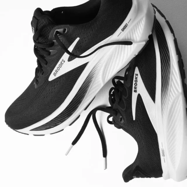 【BROOKS】Ghost 17 男 慢跑鞋 彈力 緩震 流暢 黑白(1104421D090)