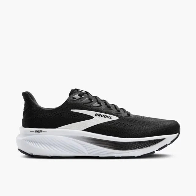 【BROOKS】Ghost 17 男 慢跑鞋 彈力 緩震 流暢 黑白(1104421D090)