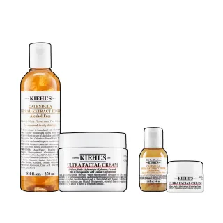 【契爾氏】官方直營 保濕霜穩膚修護組(Kiehl’s /保濕霜50ml+金盞花水250ml)