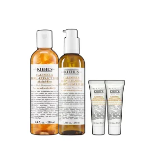 【契爾氏】官方直營 金盞花經典組(Kiehl’s/金盞花化妝水250ml+金盞花泡泡凝露230ml)