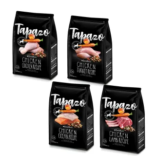 【TAPAZO 特百滋】凍乾三重奏-低敏無穀狗糧 15磅（6.8KG）(狗飼料 狗乾糧 低敏 無穀-新舊包裝隨機出貨)