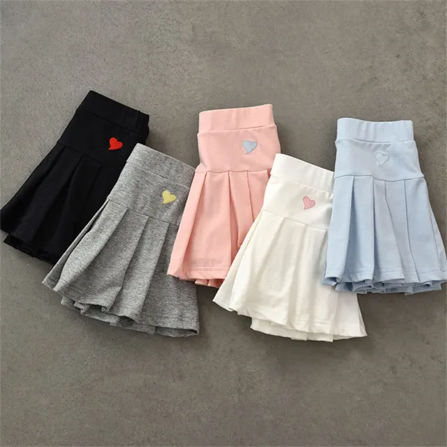 【安朵童舖】現貨韓版兒童女童夏季百搭皺褶裙褲女寶安全褲半身裙休閒短裙褲(023A)