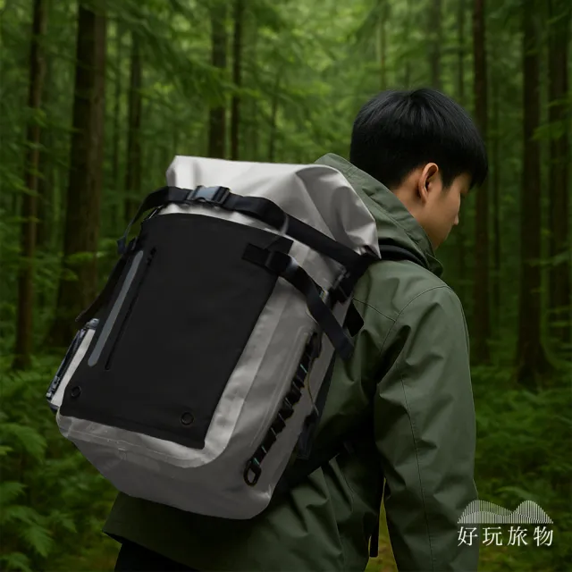 【HAO-WAN OUTDOOR 好玩旅物】雙11 IPX6級防水包 SUP浮潛溯溪氣密游泳防水包 背包(溯溪背包 防 