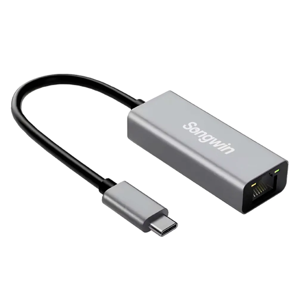 【Songwin】USB-C 轉 RJ45 高速Gigabit千兆網路卡(UEH360)