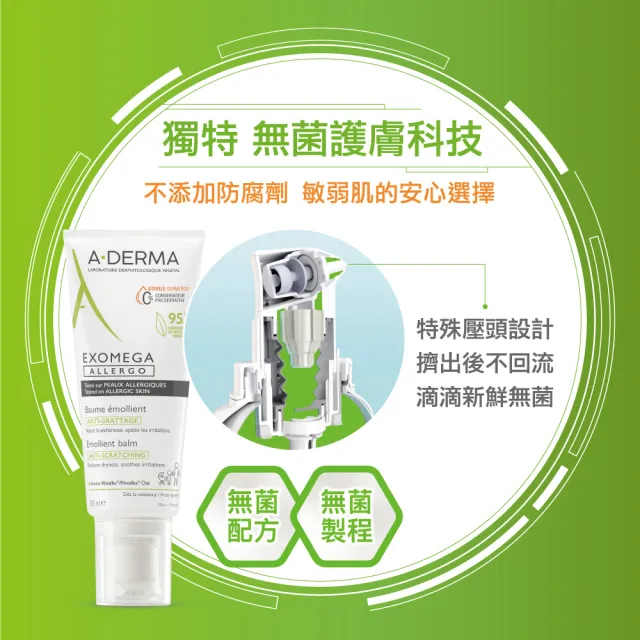 【A-DERMA 艾芙美官方直營】燕麥益護佳舒敏霜200ml_2入(身體乳液/身體霜)