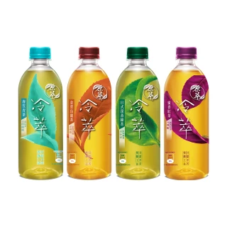 【原萃】冷萃茶 寶特瓶450ml 24入/箱(金萱烏龍/深蒸綠茶/蜜香紅茶)