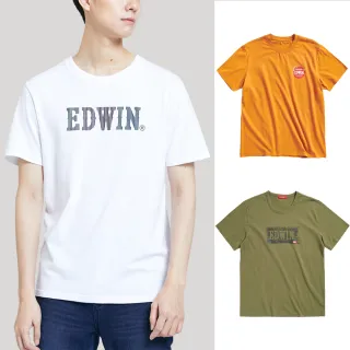 【EDWIN】男裝 網路款 純棉LOGO短袖T恤(共10款)