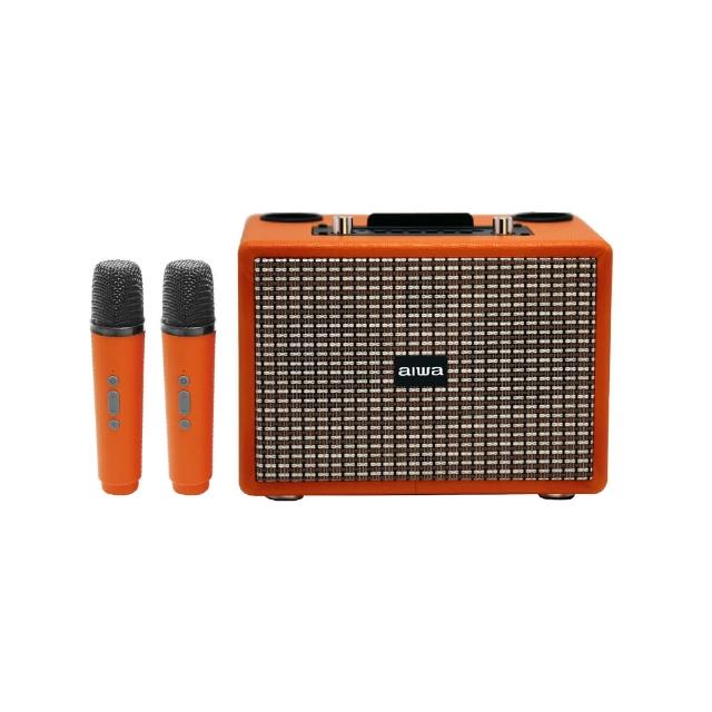 【AIWA 愛華】AI-KBQ20 K歌藍牙音箱(經典美型/雙麥克風)