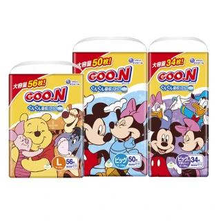 【GOO.N】日本大王 迪士尼聯名褲型 紙尿褲/尿布M-XXL(官方正貨)