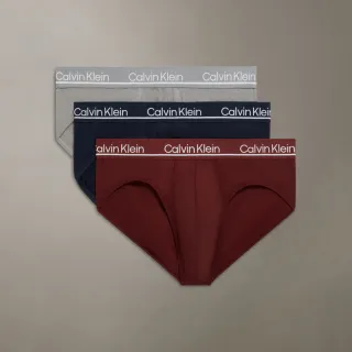 【Calvin Klein】官方旗艦館 3 件套組 CK Micro Plus 低腰三角內褲_拼色