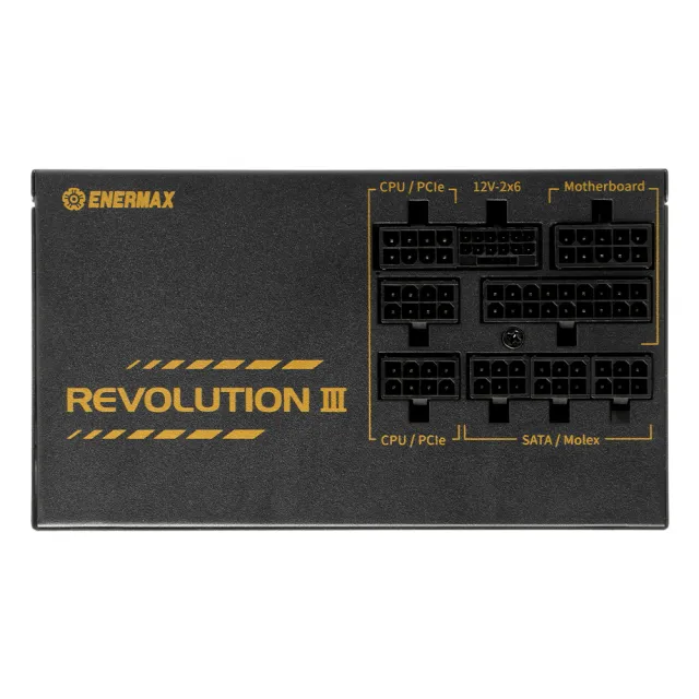 【ENERMAX 安耐美】保銳科技 REVOLUTION III 850W ATX 3.1 80PLUS金牌 電源供應器