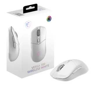 【MSI 微星】VERSA 300 WIRELESS WHITE電競無線滑鼠