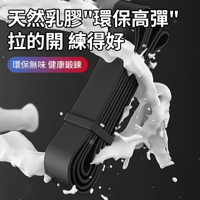 【YORI 優里】健身彈力帶 紅色15-35磅(乳膠拉力帶 阻力帶 瑜珈彈力繩 健力繩 重力訓練繩)