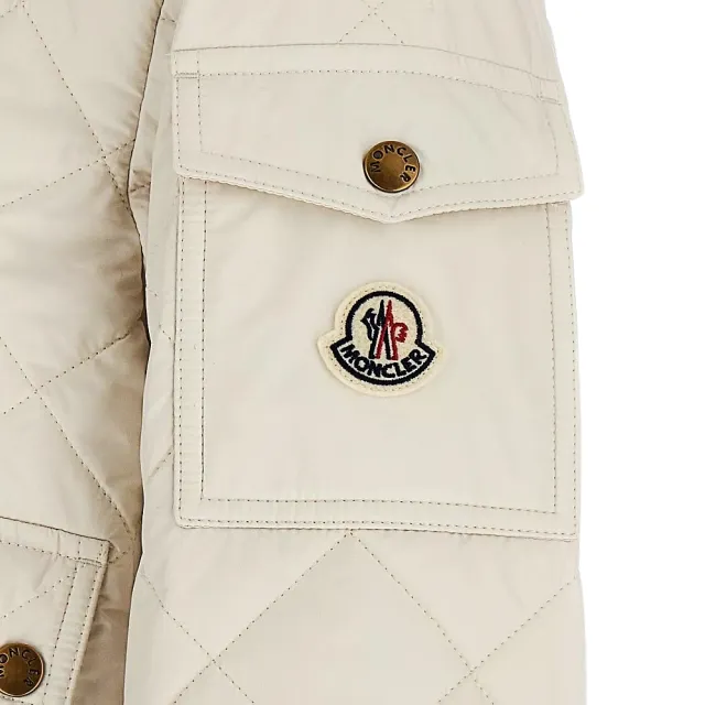 【MONCLER】女款CHITRE襯衫夾克-白色(0號USA-XS、1號USA-S、2號USA-M、3號USA-L、4號USA-XL)